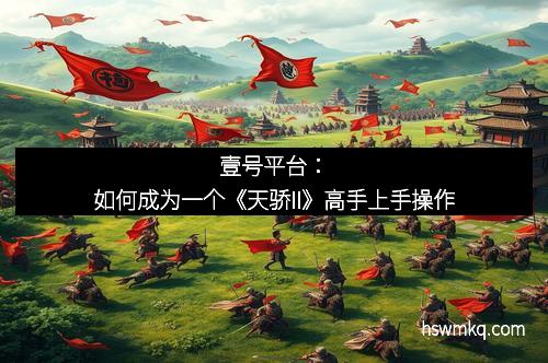 壹号平台：如何成为一个《天骄II》高手上手操作